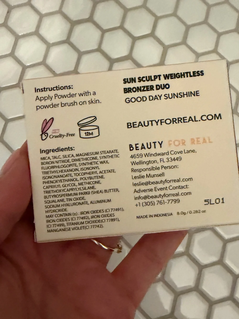NWT BEAUTY FOR REAL Sun Sculpt Weightless Bronzer Duo - Warm Beige